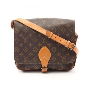 LOUIS VUITTON Brown Monogram Leather Shoulder Bag